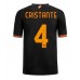 Günstige AS Roma Bryan Cristante #4 3rd Fussballtrikot 2023-24 Kurzarm